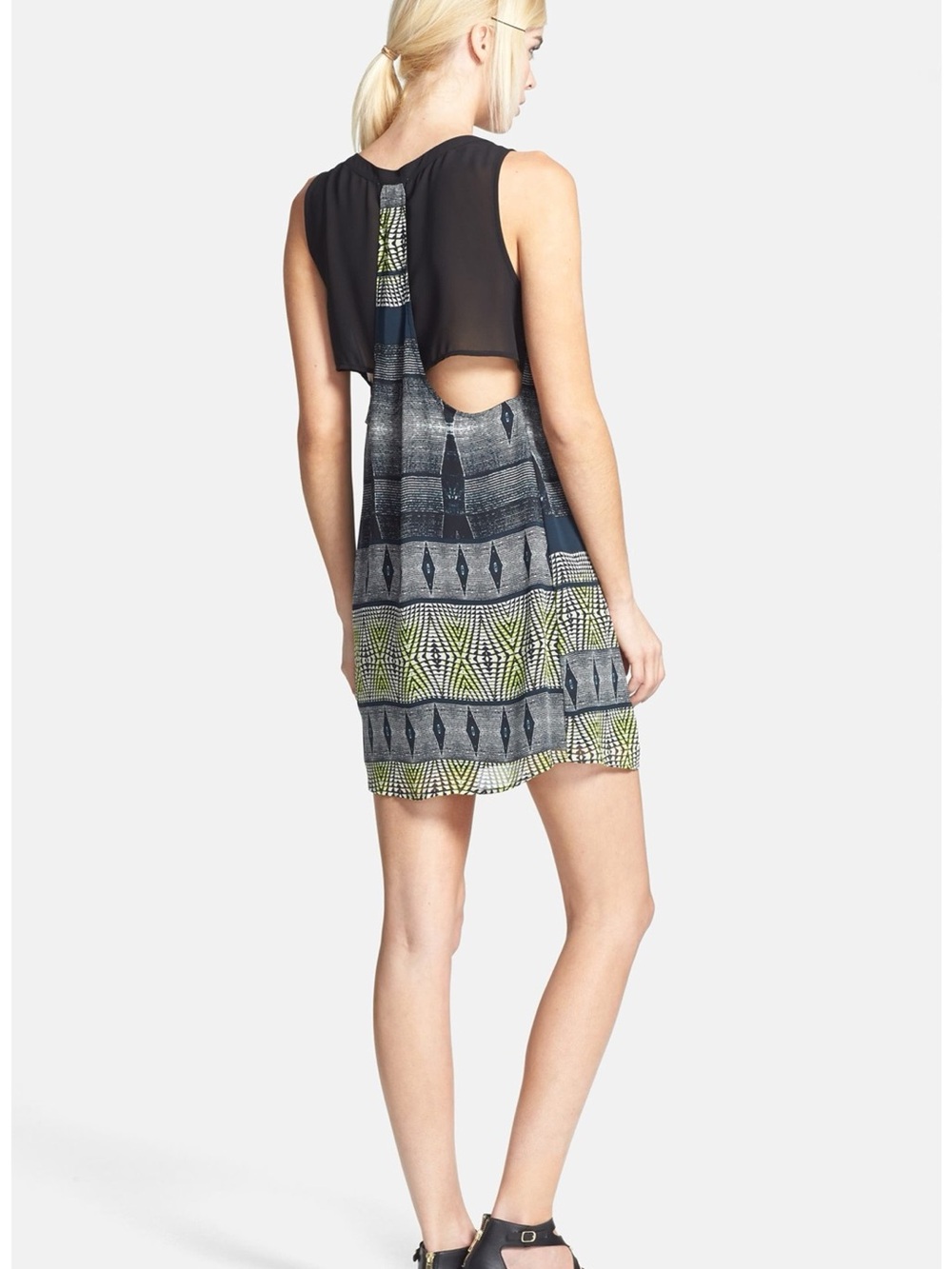 ASTR Layered Racerback Shift Dress - Picture 2 of 8